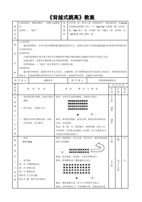 背越式跳高