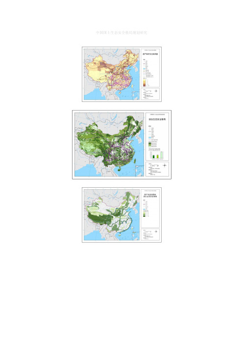 中国国土生态安全格局规划研究