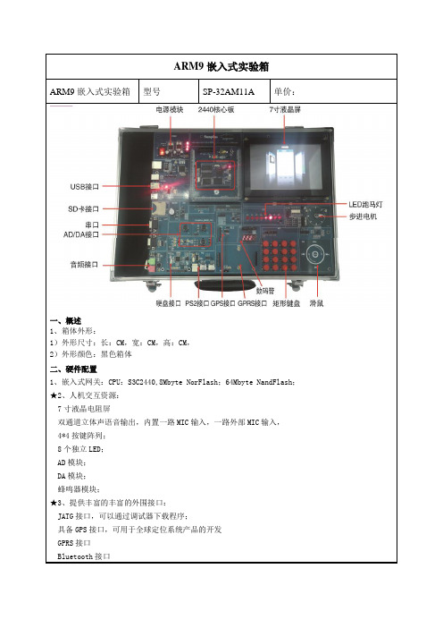 2-ARM9-2440嵌入式实验箱