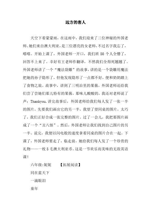 远方的客人