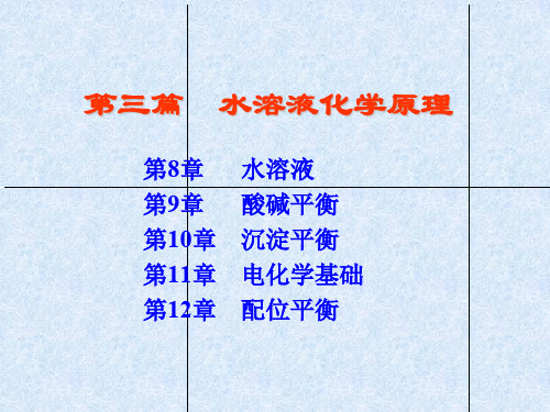 第9章 酸碱平衡共60页