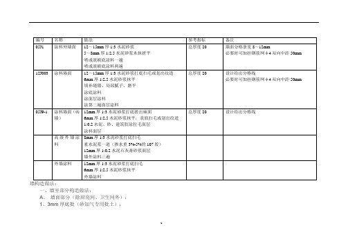 外墙涂料做法