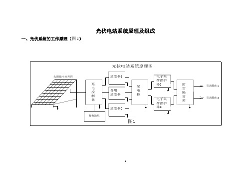 光伏电站系统原理及组成