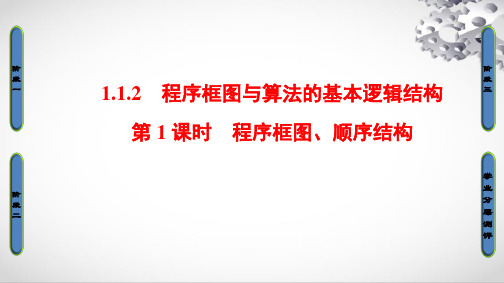 人教A版高中数学必修3第1章 1 第1课时 程序框图、顺序结构牛老师