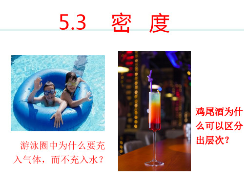 5.3密度(新教材)-2024-2025学年八年级物理上学期同步教学课件(沪科版2024)