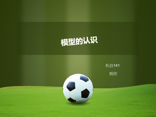 模型的认识讲解
