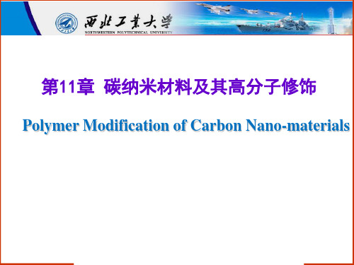 第11 章碳纳米材料及其高分子修饰-课件