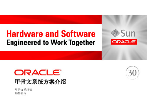 传统架构oracle小机系统方案