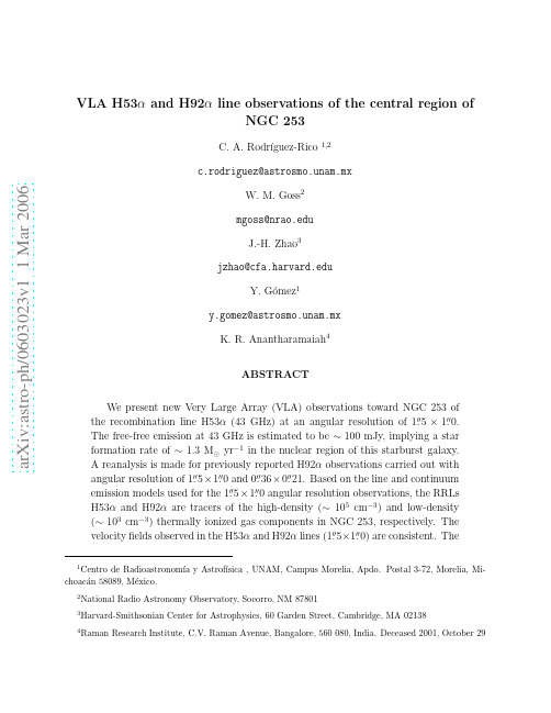 VLA H53alpha and H92alpha line observations of the central region of NGC 253