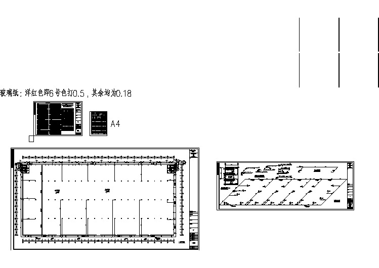 厂房设计_安东园长江某厂房给排水施工CAD图