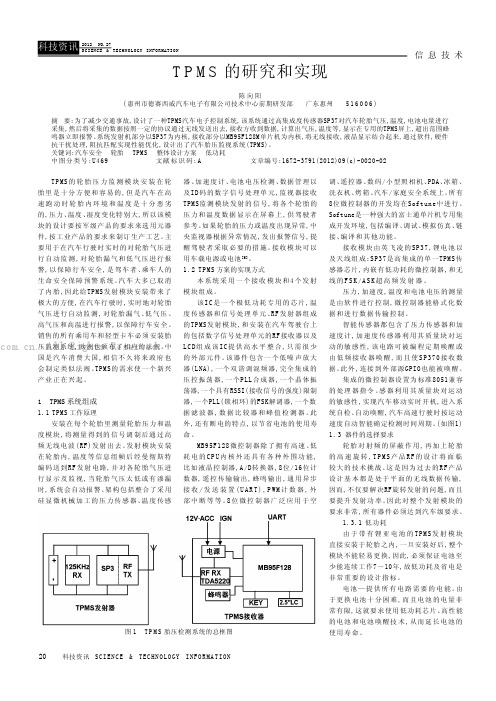 TPMS的研究和实现