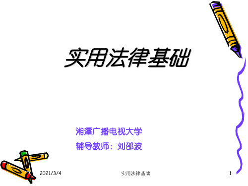 实用法律基础(1).ppt