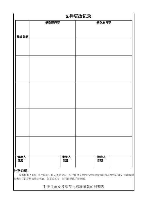 送变电施工企业质量环境安全QES管理手册