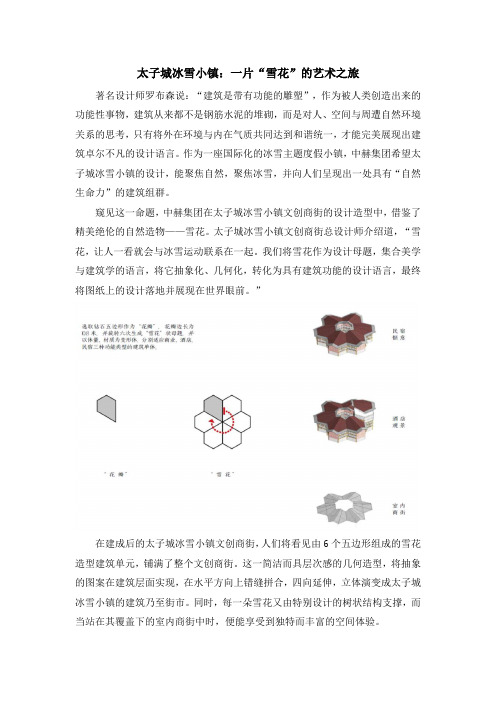 太子城冰雪小镇：一片“雪花”的艺术之旅