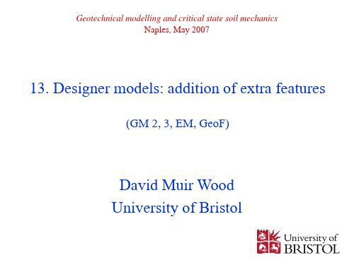 经典土力学教材David Muir Wood_ Geotechnical modelling and critical state soil mechanics