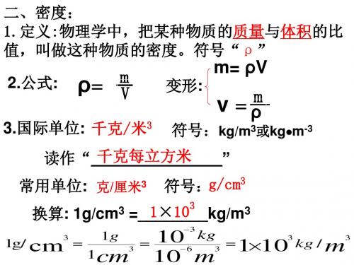 5.3密度的应用