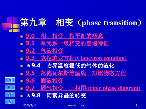 热学第九章相变