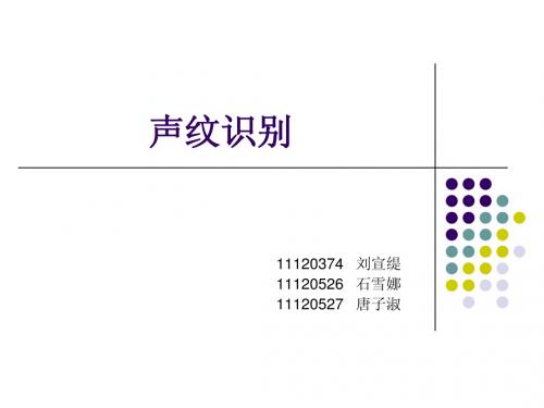 声纹识别