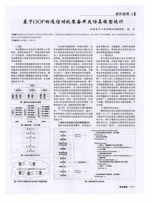 基于OOP的通信对抗装备并发仿真模型设计