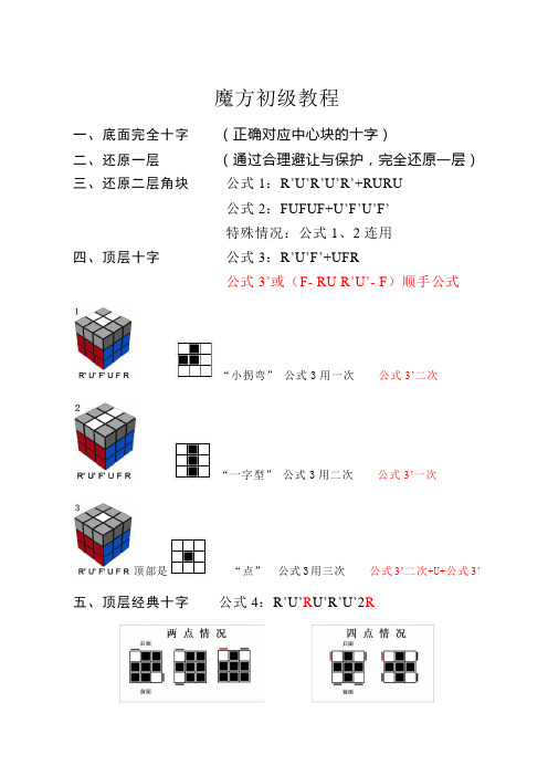 魔方初级教程