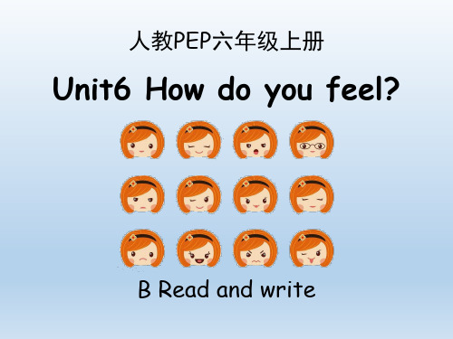 人教PEP六年级英语上册Unit6_B_Read_and_write优秀课件