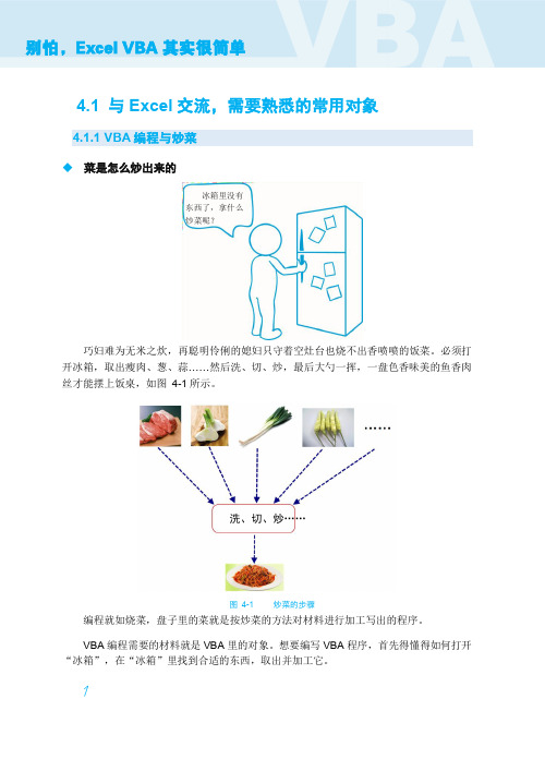 使用Excel VBA编程,需要熟悉的常用对象