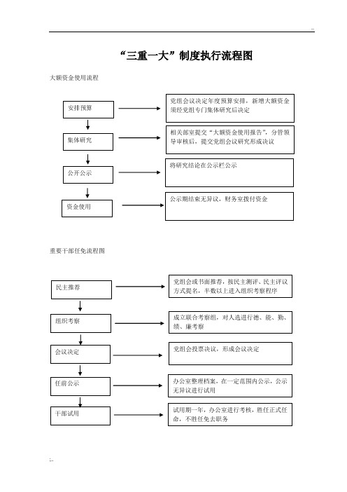 三重一大流程图