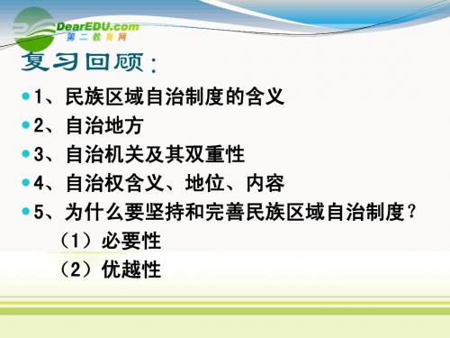 高中政治 3.7.3我国的宗教政策课件 新人教版必修2