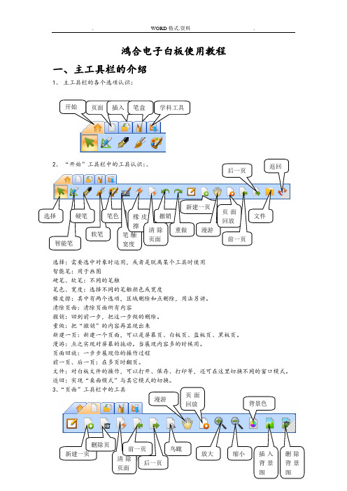 鸿合电子白板基础教程[图文]