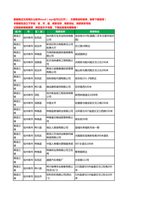 2020新版黑龙江省佳木斯市工程造价有限公司工商企业公司商家名录名单黄页联系电话号码地址大全863家