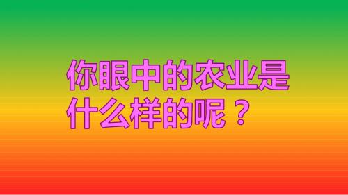 高中地理人教版必修二   3.1 农业的区位选择