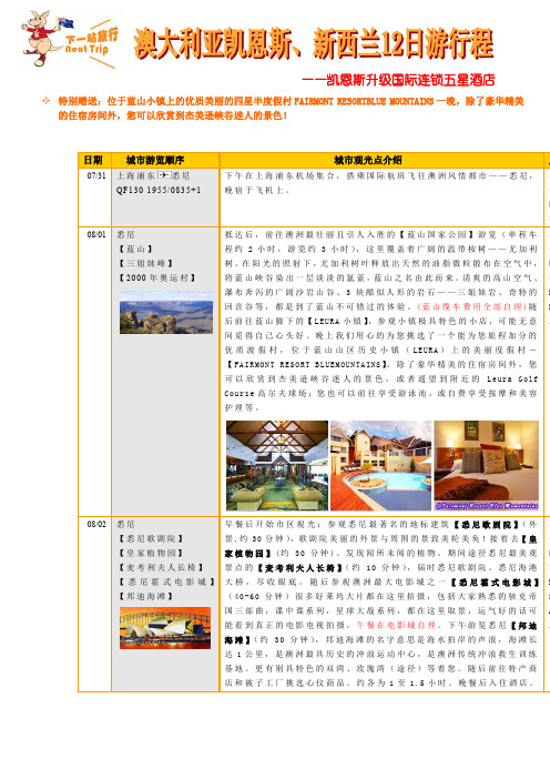 ——凯恩斯级国际连锁五星酒店