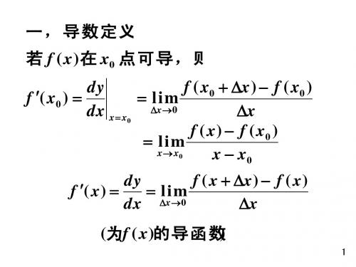 导数与中值定理归纳举例