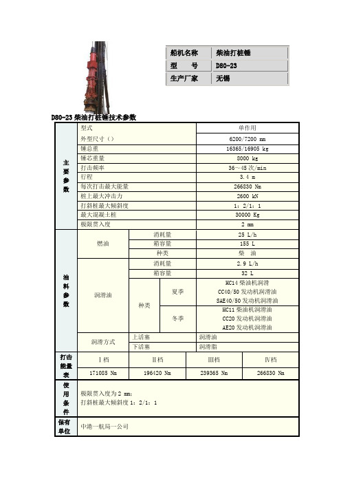 柴油打桩锤