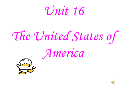 高二英语课件:高二英语unit 16 The USA