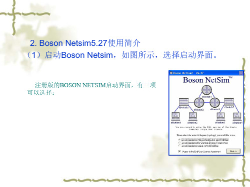 网络模拟器——BosonNetSim