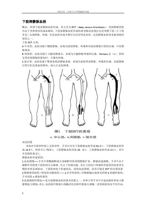 下肢深静脉血栓DVT