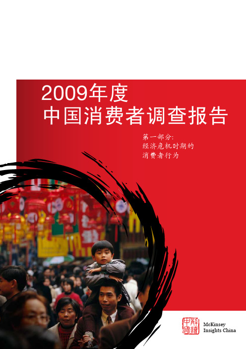 麦肯锡2009年中国消费者调查报告第一部分(中文版)