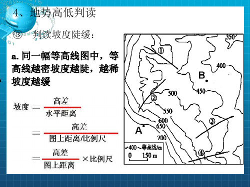 《等高线地形图三》PPT课件