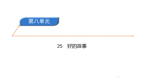 2019秋人教统编(部编版)六年级上册语文习题课件-25好的故事 (共11张PPT)【推荐】.ppt