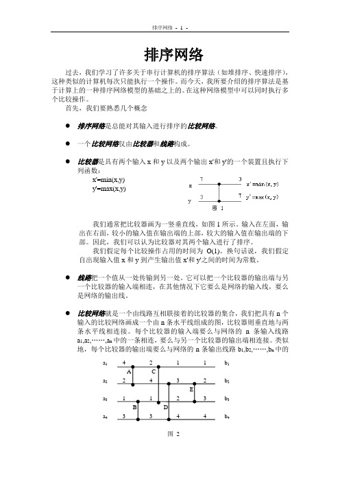 信息学奥赛算法合集之《排序网络》