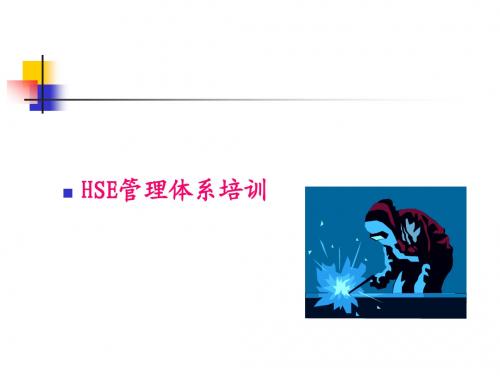 HSE基础知识培训