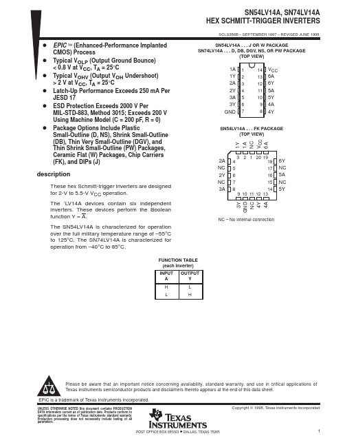 SN74LV14A资料
