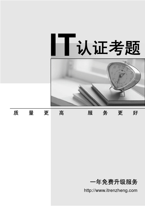 IT认证题库网 IBM 000-005认证最新题库