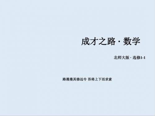 最新北师大版选修1-1高中数学第二章《圆锥曲线与方程》ppt章末归纳总结课件