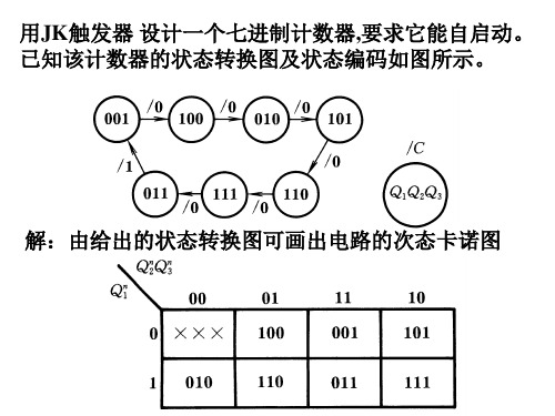 JK触发器实现7进制计数器