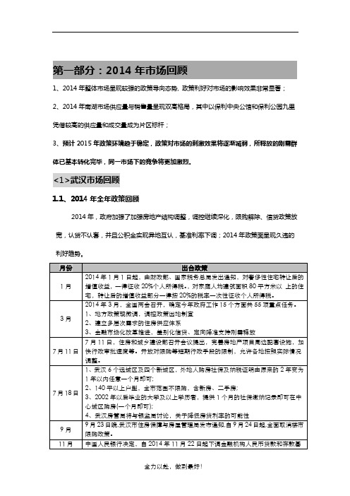 2015_武汉_恒基水域天际_2015年市场