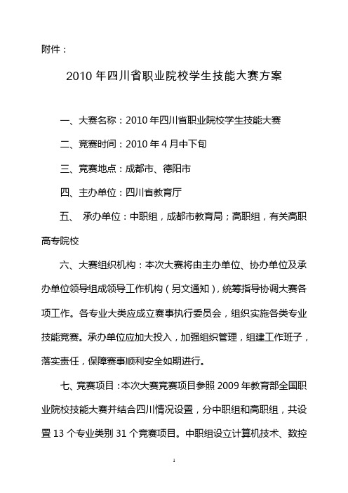 技能大赛2011