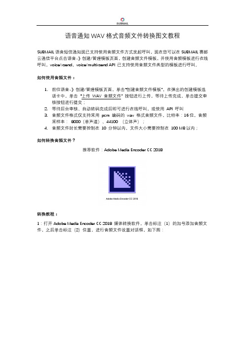 语音通知WAV格式音频文件转换图文教程