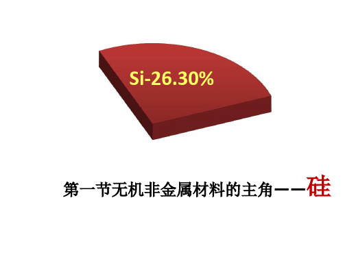 人教版高中必修一化学课件：4.1硅 (共33张PPT) 